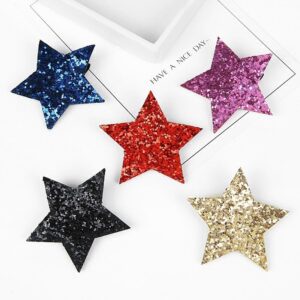 Children Kids Baby Fashion Girls Glitter Star Hairclip Hair Accessories