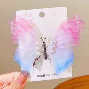 Children Kids Baby Fashion Girls Butterfly Princess Cute Hairclip Accessories