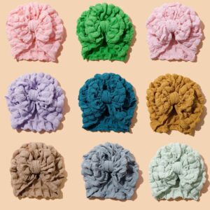 Children Kids Baby Fashion Girls Solid Color Bowknot Hat Hair Accessories