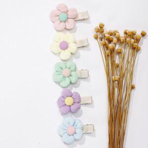 Children Kids Baby Fashion Girls Candy Color Flower Hair Clip Accessories