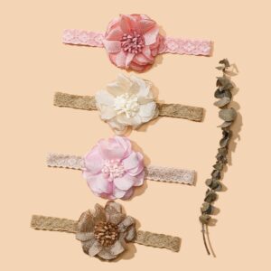 Children Kids Baby Fashion Girls Flower Elastic Headband Hair Accessories