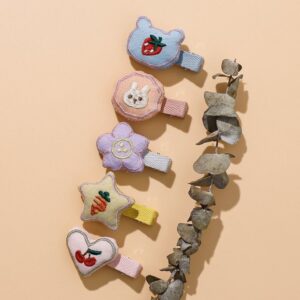 Children Kids Baby Fashion Girls Strawberry Flower Bunny Hair Clip Accessories