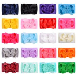 Children Kids Baby Fashion Solid Color Bowknot Headband