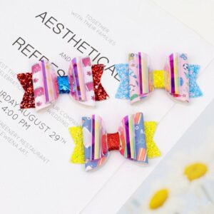 Children Kids Baby Fashion Girls Back To School Cute Pencil Bowknot Hair Clip Accessories