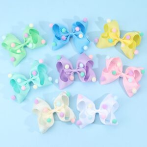 Children Kids Baby Fashion Girls Candy Color Bowknot Hair Clip Accessories