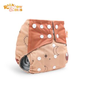 Toddlers Newborn Baby Fashion Print Waterproof Anti-Side Training Clothdiaper
