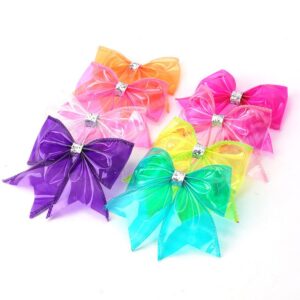 Children Kids Baby Fashion Girls Candy Transparent Color Hair Clips Accessories