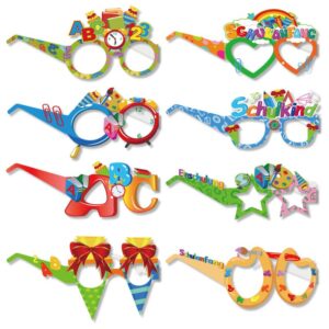 Back-To-School Season Decoration School Party German Paper Glasses