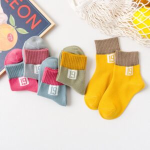 Children Kids Baby Fashion Girls Boys Breathable Socks