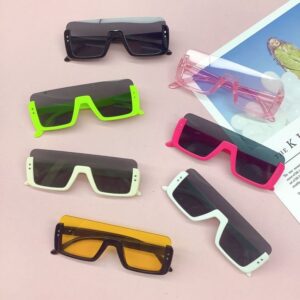 Children Kids Baby Fashion Square Frame Sunglasses