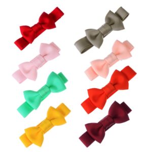 Children Kids Baby Fashion Girls Solid Color Bowknot Headband