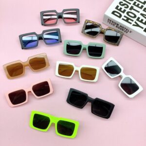 Children Kids Baby Fashion Square Frame Sunglasses