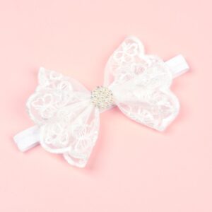 Children Kids Baby Fashion Girls Pear Bow Lace Headband
