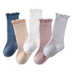 Children Kids Baby Fashion Girls Cute Solid Color Over-The-Knee Socks