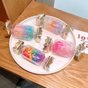 Children Kids Baby Fashion Girls Cartoon Candy Color Hair Rubber Band Hair Accessories