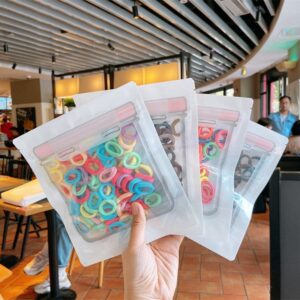 Children Kids Baby Fashion Girls Cartoon Multicolor Elastic Hair Rope