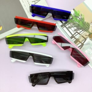 Children Kids Baby Fashion Girls Boys Retro Square Sunglasses