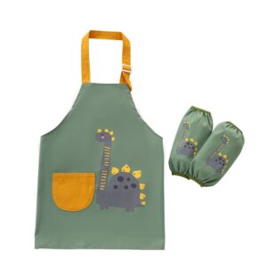 Baby Waterproof Painting Coverall Anti-Dirty Painting Apron