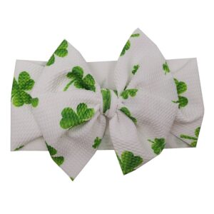 Children Newborn Baby Fashion Girls Print Bow Elastic Headband