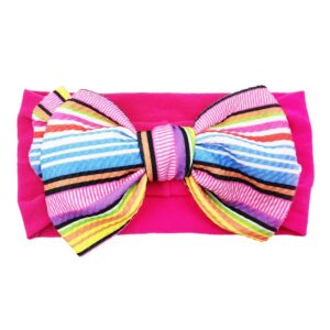 Children Newborn Baby Fashion Girls Printed Bowknot Headband