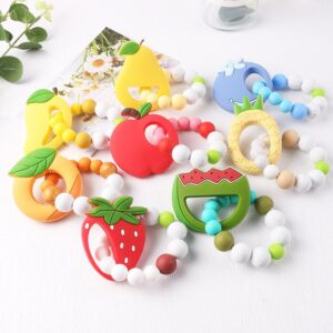 Toddlers Newborn Baby Fashion Baby Cartoon Fruity Teething Soothe Toys