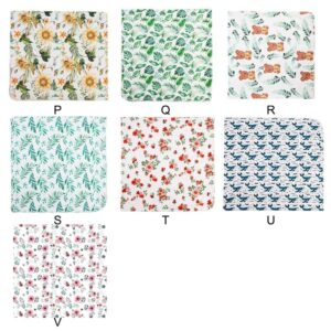 Toddlers Newborn Baby Fashion Print Swaddle Blanket Wrapping Towel And Headband 2pcs Set