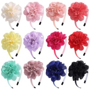 Children Kids Toddlers Fashion Chiffon Floral Party Headband