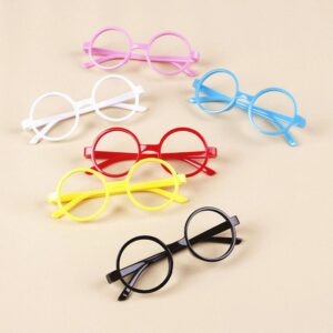 Children Kids Toddlers Round Frame Glasses