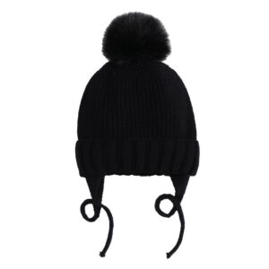 Toddlers Newborn Baby Girls Boys Solid Color Warm Knitted Hat