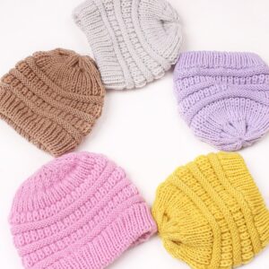 Toddlers Newborn Baby Girls Boys Knitted Candy Color Cap