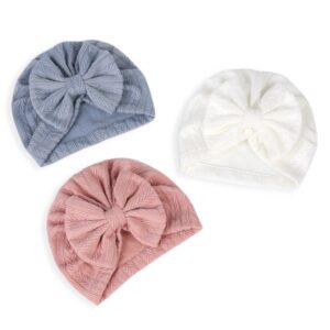 Children Kids Toddler Bow Turban Cap