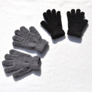 Kids Girls Boy Fashion Winter Warm Fleece Thickened Gloves