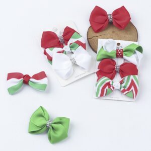 Kids Christmas Bow Hairpin Headwear