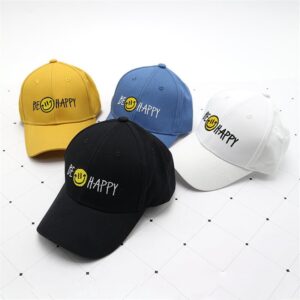 Boys Simple Smiley Letters Pattern Cap