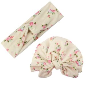 2 Pcs Set Mom Daughter Floral Print Headbands