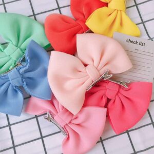 Children Cute Candy Color Bow Hair Clip