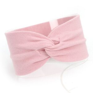 Kids Pure Color Elastic Cross Hairband Accessories