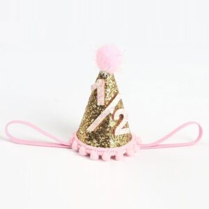 Kids Creative Hairball Letter Pattern Party Hat
