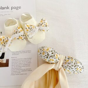 Baby Cute Flower Socks Hat Set