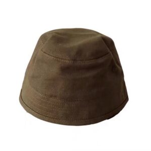 Kids Simple Solid Color Basic Bucket Hat