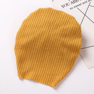 Baby Simple Solid Color Pit Strip Double Bow Cap