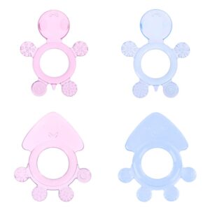 Baby Silicone Teether Safety Water Filled Baby Teethers Hand Shape Beads Plam Teething Toys For Children Dental Care Teethergift