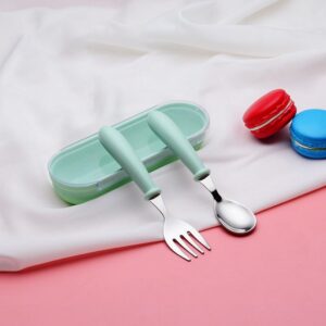 Kids Basic Stainless Steel Spoon Fork