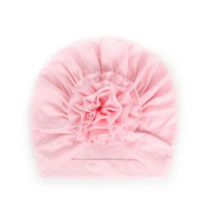 Pleated Flower Decor Kids Pure Color Hair Accessories