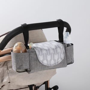 Baby Geometric Cartoon Pattern Multifunctional Stroller Hanging Bag