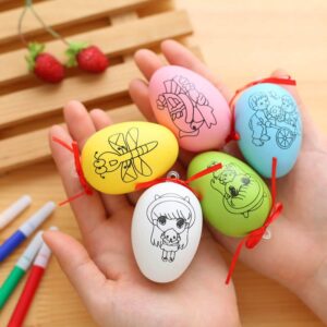 Creative Cartoon Pattern DIY Multicolor Egg Toy
