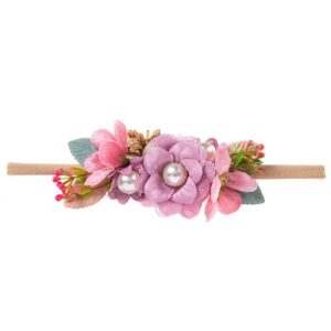Girls Elegant Flower Decoration Headband