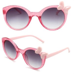 Girls Fashion Bow Decorated Sunglasses