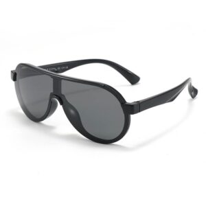 3-12Y Kids Fashion Big Frame One-piece Sunglasses