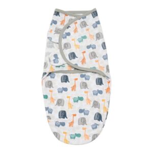 Newborn Cartoon Print Swaddle Wrap